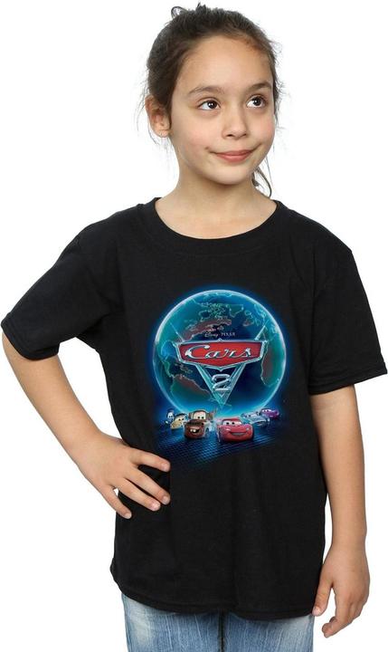 Image du produit Disney - T-shirt CARS GLOBE MOVIE POSTER - Fille (140, 146)