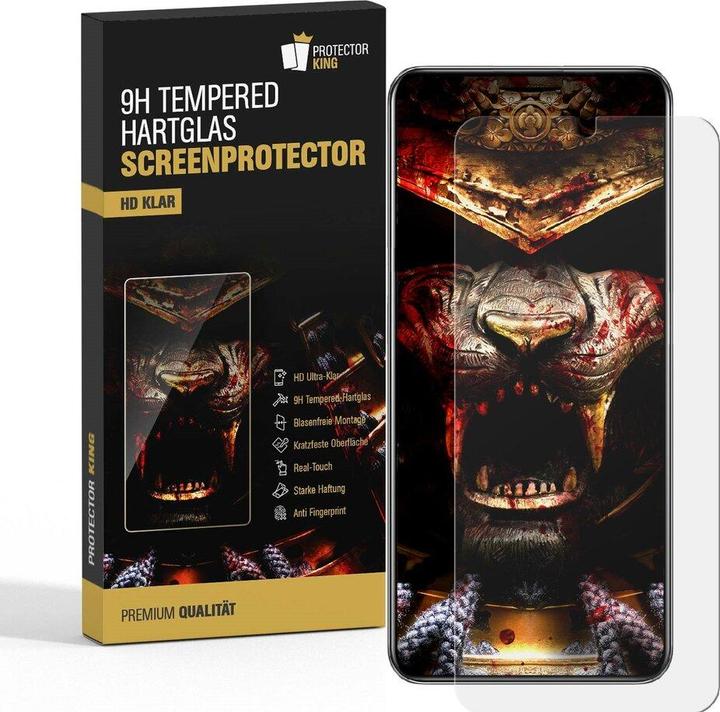 Produktbild Protectorking 1x 3D A++ echtes Tempered 9H Panzerhartglas KLAR (1 Stück, OnePlus 6T)