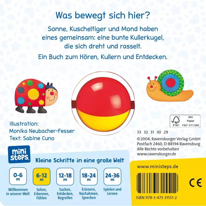Produktbild Ravensburger Mein erstes Kullerbuch (Deutsch)