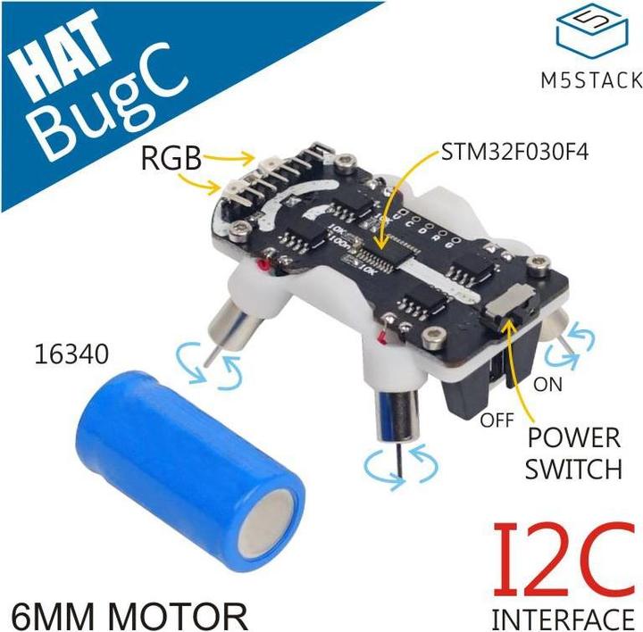Immagine prodotto M5Stack BugC (senza M5StickC)