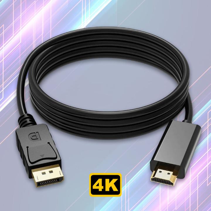 Immagine prodotto Hermex Cavo di collegamento da DP a HDMI (2 m, DisplayPort, HDMI)