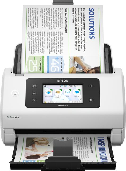 Image du produit Epson Workforce Scanner de documents DS-800WN (USB, USB Host, Ethernet)