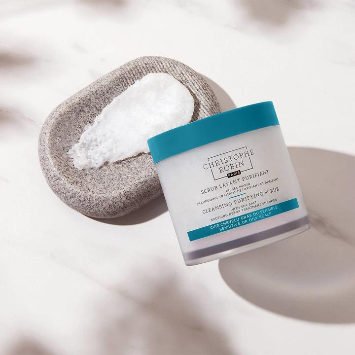 Actual product image Christophe Robin Cleansing Purifying Scrub (250 ml, Liquid shampoo)