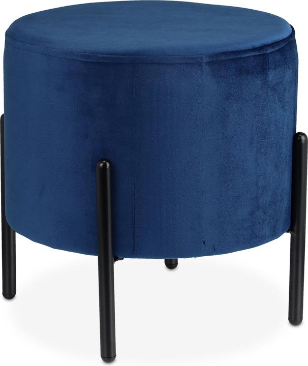 Actual product image Relaxdays Velvet Stool
