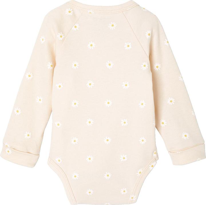 Actual product image Vertbaudet Bio-Kollektion: Mitwachsender Baby Wickelbody mit Gänseblümchen (74)