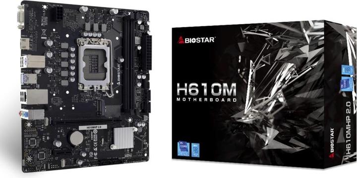 Image du produit Biostar Płyta główna H610MHP 2.0 (LGA 1700, Intel H610, mATX)
