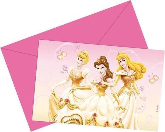 Image du produit Disney Princess Invitations pour les personnages (paquet de 6) (6 pcs)
