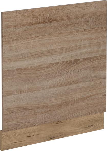 Vicco Dishwasher front panel R-Line, Sonoma/Gold power oak, 60 cm without worktop