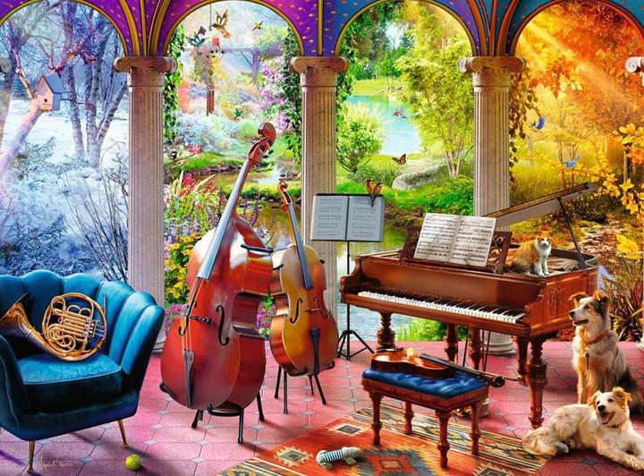 Produktbild Ravensburger Puzzle 12001366 - Musikalische Jahreszeiten - Puzzle für ältere Menschen und Senioren (100 Teile)