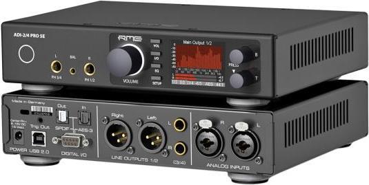 Actual product image RME Audio RME ADI-2/4 Pro SE AD/DA converter with microfibre cloth