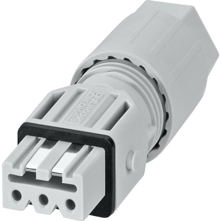 Actual product image Phoenix Contact 1490380 Plug connector Total number of poles: 4 + PE 16 A, 10 A Grey 1