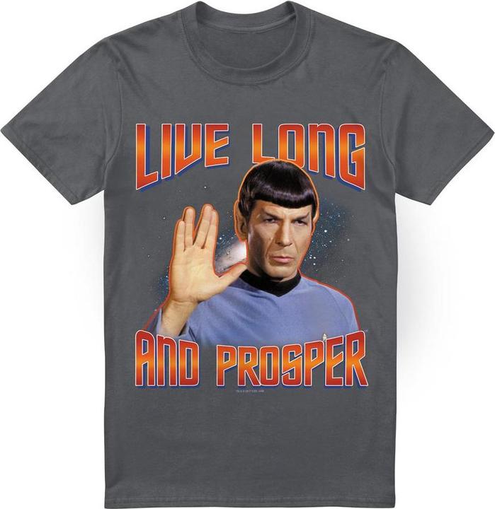 Immagine prodotto Star Trek: The Original Series Live Long and Prosper Maglietta Spock Uomo (4XL)