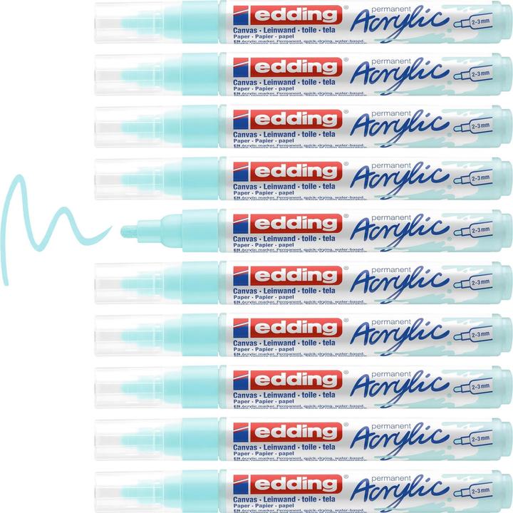 Produktbild Edding Acrylmarker 5100 Medium (Pastellblau, 3 mm, 1 x)