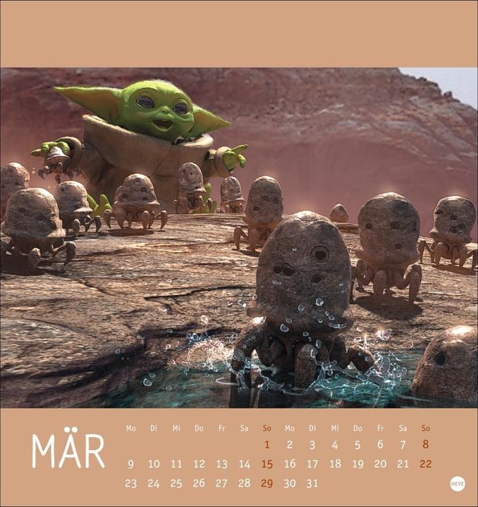Produktbild The Mandalorian Postkartenkalender 2026 (Harter Einband, Deutsch)