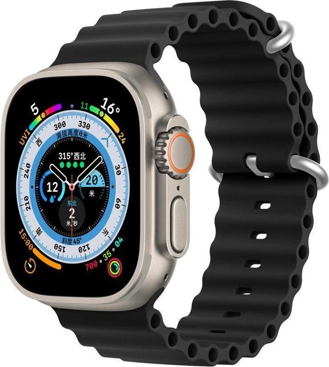 Produktbild Dux Ducis Strap Watch Strap 8 / 7 / 6 / 5 / 4 / 3 / 2 / SE (45 / 44 / 42mm) Silicone Band Bracelet B (44 mm, 45 mm, 42 mm, Edelstahl, Silikon (liquid))