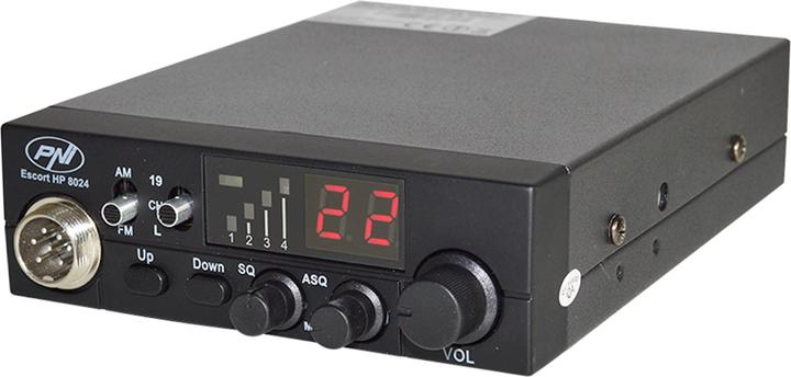 Image du produit PNI Escort HP 8024 Radio CB avec ASQ réglable et alimentation 12V-24V