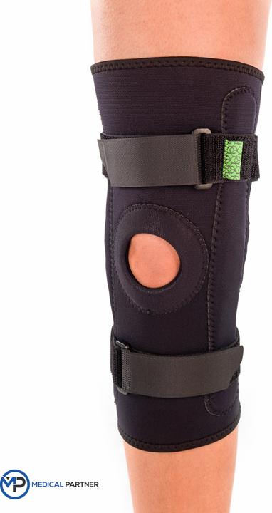BraceID Kniebandage mit seitlichen Gelenkschienen