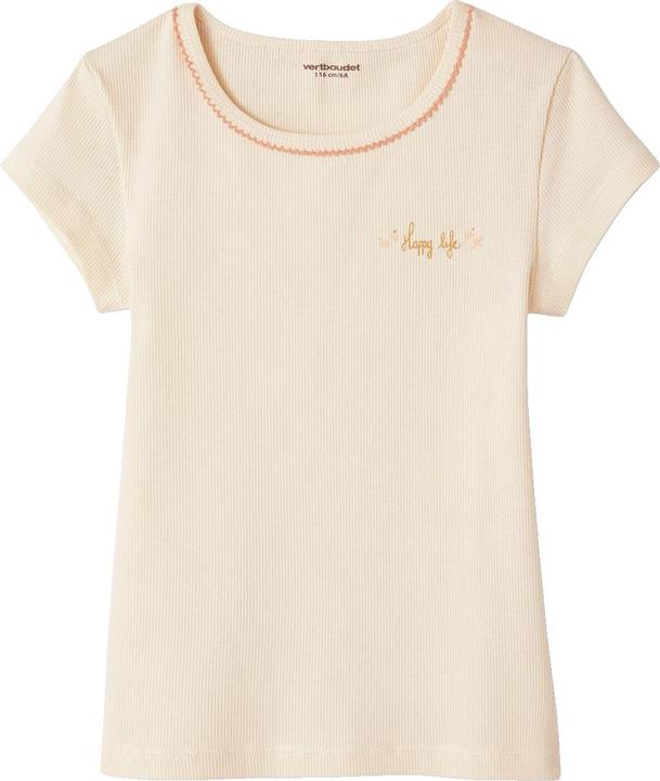 Produktbild Vertbaudet 3er-Pack Mädchen T-Shirts, Ripp Oeko-Tex (140)