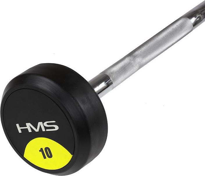 Actual product image HMS GSL-10 BARBELL/BROKEN BAR RUBBERISED 10 KG (1 x 10 kg)