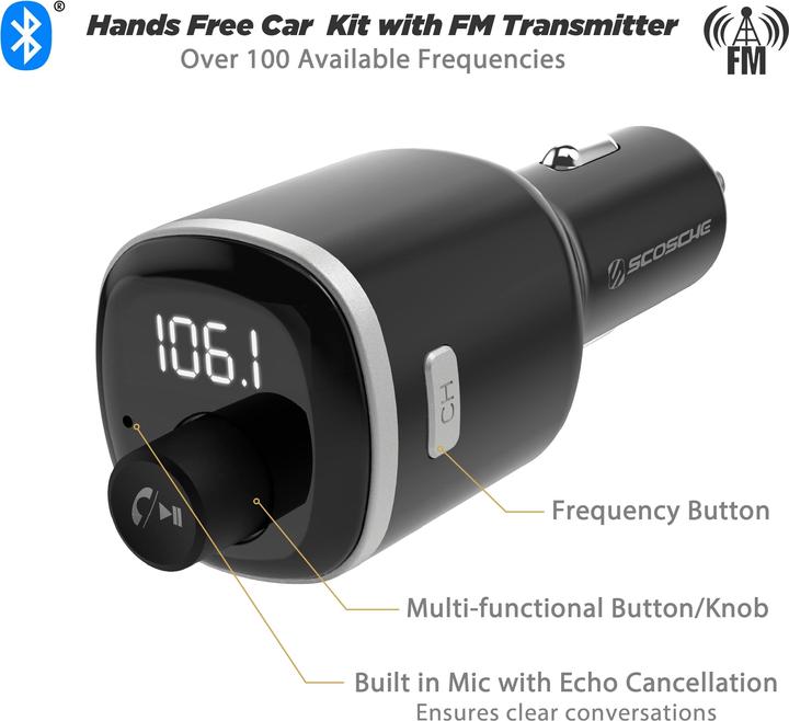 Actual product image Scosche Bluetooth hands-free kit