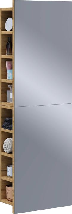 Produktbild VCM Badspiegel Wandspiegel Hängespiegel Spiegelschrank Badezimmer Flandu XL 118 x 40 (40 x 15 x 118 cm)