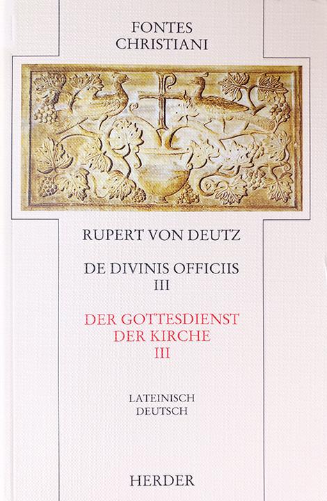 Image du produit Fontes Christiani,ZF,Ln.33/3 Gottesdien (Allemand, Rupert de Deutz, 1999)