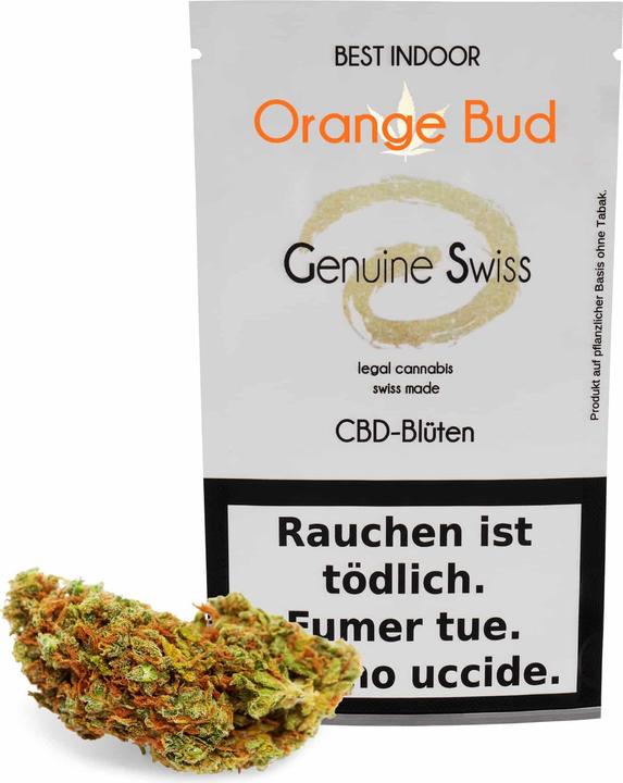 Actual product image Genuine Swiss Orange Bud (2.50 g, Indoor)