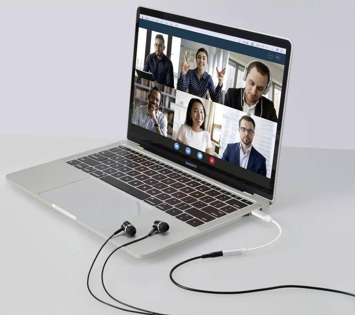 Immagine prodotto Renkforce USB-C®, cavo di collegamento audio (1x USB-C® - 1x audio, stereo (3,5 mm Kli (USB tipo C, Audio gatto, Jack da 3.5mm)