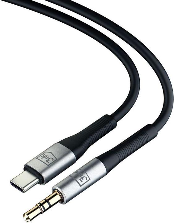 Actual product image 3MK USB C — 3.5mm Klinke (1 m, 3.5mm jack (AUX))