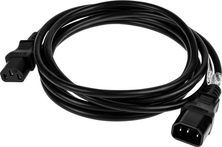 Produktbild Furber Verlängerungskabel C13-C14 3.0 m Schwarz (3 m, C14, C13)