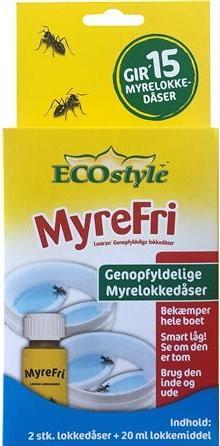 Image du produit Ecostyle Remplissez une boîte d'appât AntFree rechargeable avec de l'appât AntFree et placez-la à cet