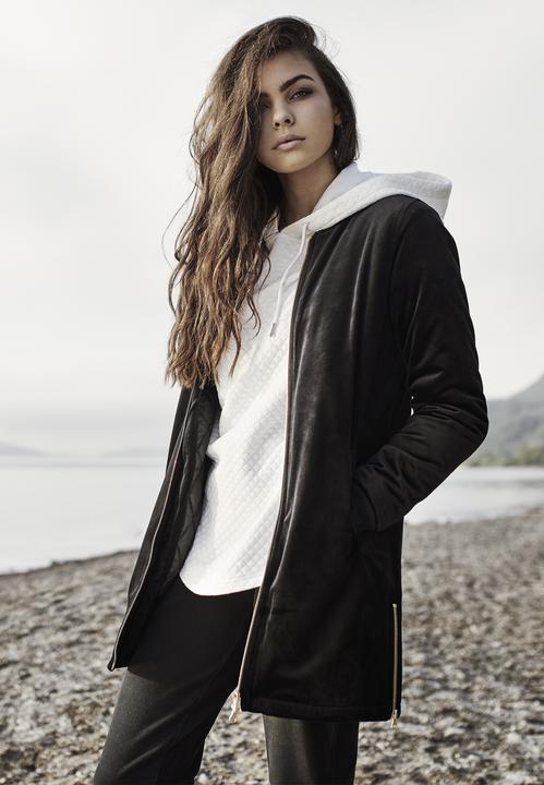 Produktbild Urban Classics Ladies Long Velvet Jacket (XS)