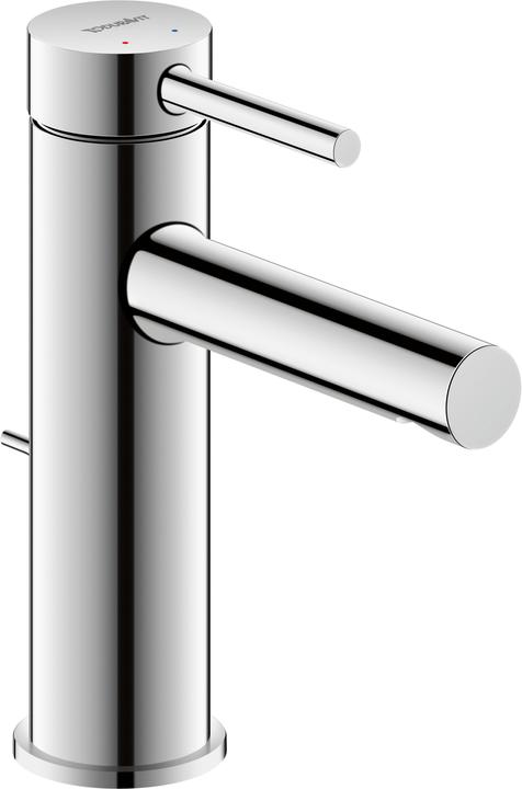Duravit Circle Einhebel-Waschtischmischer M MinusFlow, mit Ablaufgarnitur, Ausladung 117 mm, Chrom