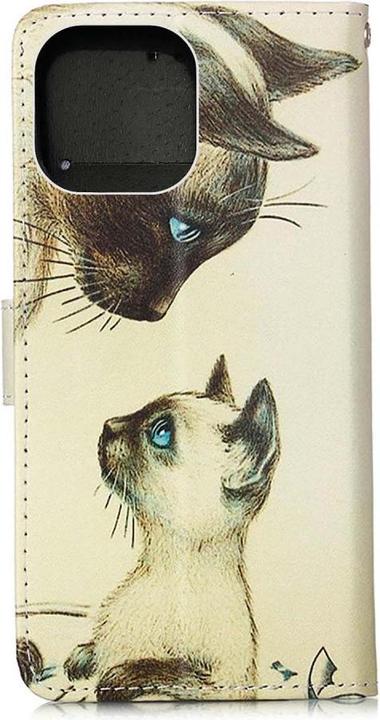 Immagine prodotto Ueli Express Custodia a libro per iPhone 13 Pro Custodia con portacarte Cat nut (Apple iPhone 13 Pro)