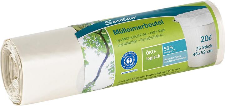 Productafbeelding Secolan Afvalzakken (1 x, 20 l)