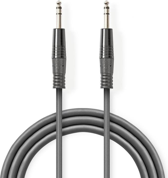 Immagine prodotto Nedis Cavo audio compensato 6,35 mm maschio - 6,35 mm femmina (1.50 m)