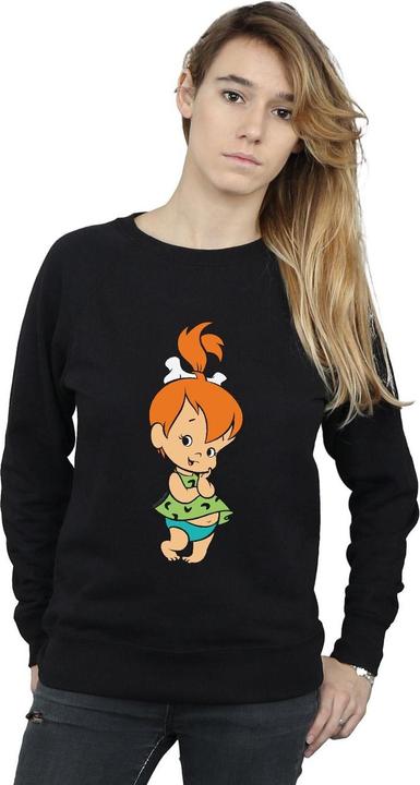 Actual product image The Flintstones Womens/Ladies Pebbles Flintstone Sweatshirt (M)