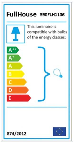 Etichetta energetica Opviq Lochlan (E27)