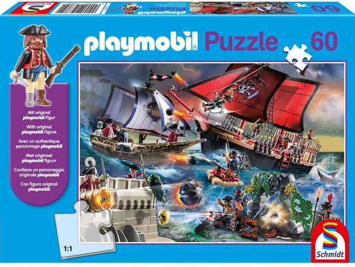 Produktbild Schmidt Spiele Playmobil Piraten inkl Original Figur (60 Teile)