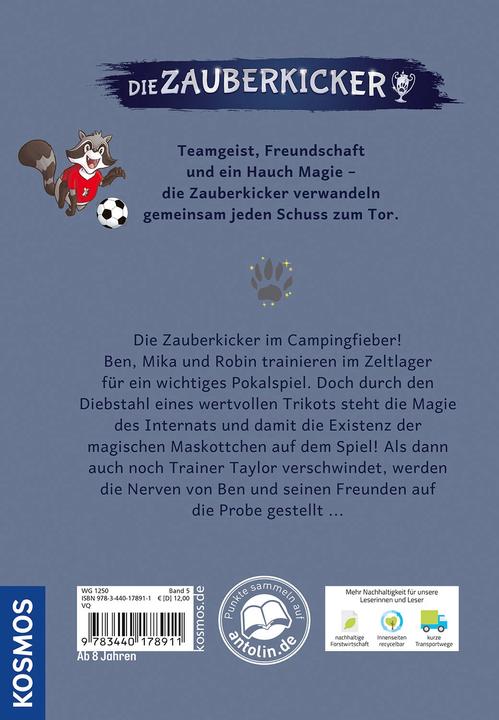 Produktbild Kosmos Die Zauberkicker, 5, Schattenspiel (Deutsch, Benjamin Schreuder, S.L., S.L. Comicon, Comicon, 2024)