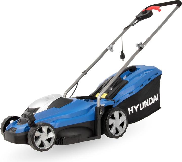 Actual product image Hyundai LM3301E electric lawn mower with mulching function (Electrical connection)