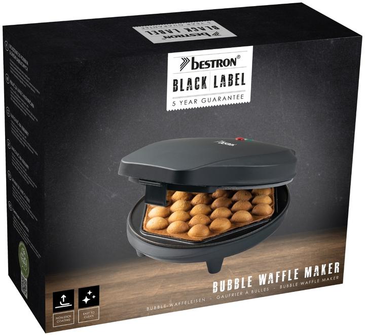Image du produit Bestron Machine à gaufres à bulles, noir
