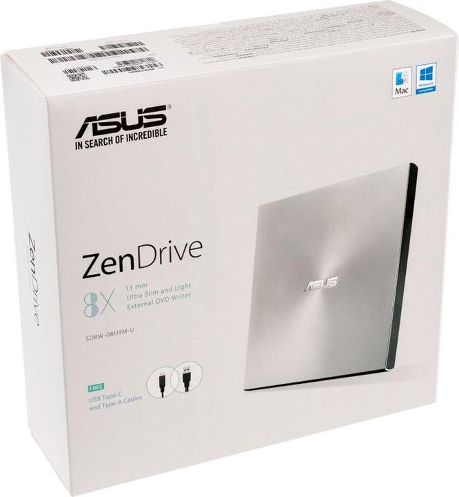 Produktbild ASUS ZenDrive U9M (DVD Laufwerk, CD Brenner, CD Laufwerk, DVD Brenner)