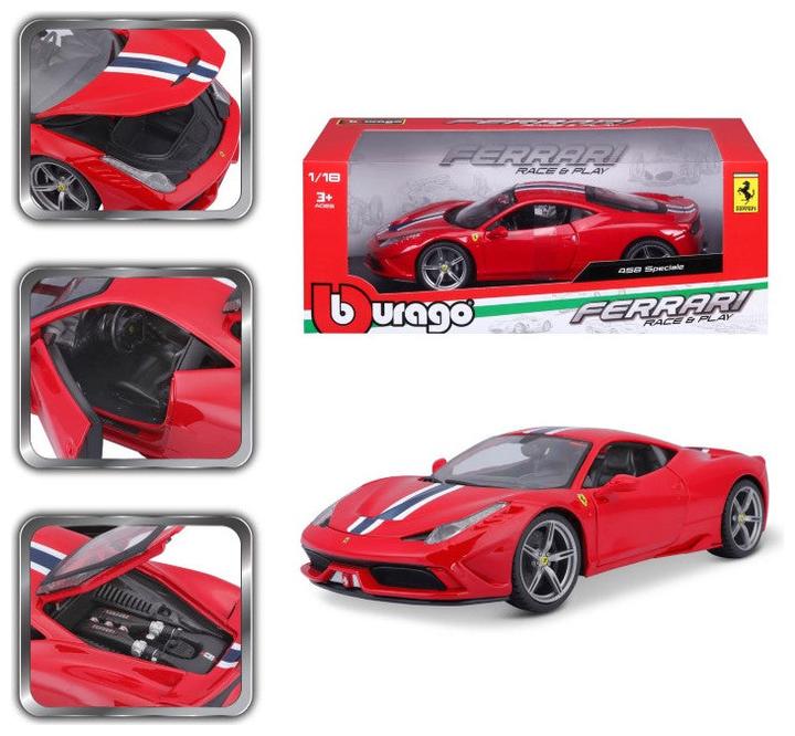 Actual product image Bburago Ferrari R&P 458 Speciale