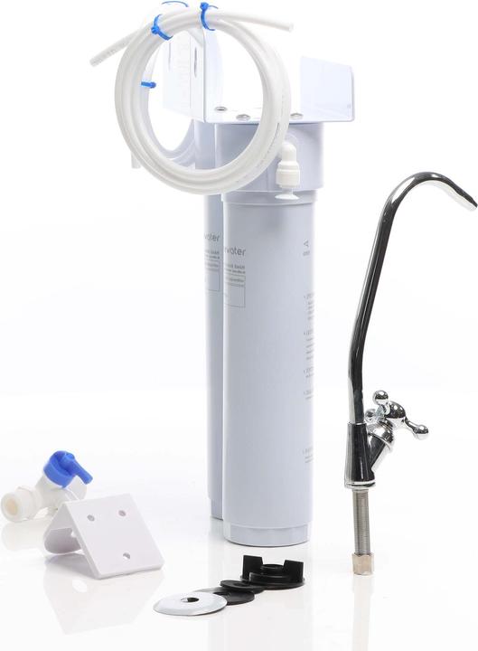 Produktbild Naturewater NW-2-PPCTO 2 Stufen Untertisch Wasserfilter 5µ Sediment Aktivkohle
