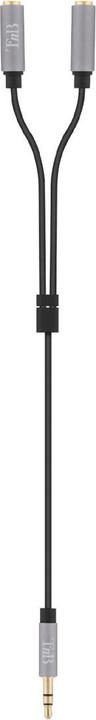Image du produit T'nB DOUBLEUR JACK 3.5 M/F 20CM (NOIR/GRIS) (0.20 m)