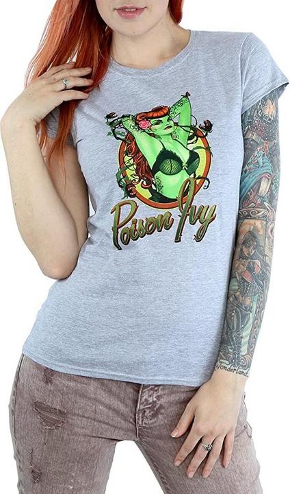 Actual product image Universal Textiles Womens/Ladies Poison Ivy Badge Heather T-Shirt (XS)