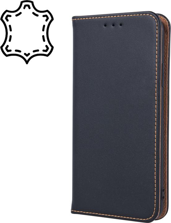 Actual product image OEM Genuine Leather Smart Pro case for Samsung Galaxy S8 black (Samsung Galaxy S8+)