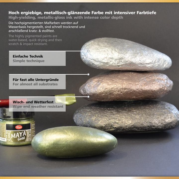 Produktbild Viva Decor Maya Gold, 45ml (orangegold, 45 ml)