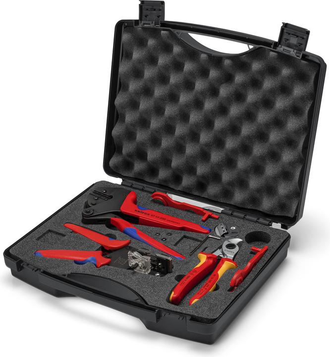 Produktbild Knipex Werkzeugkoffer PV für MC4 (7 Teile)